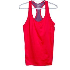 Champion Bright Pink Racerback Yoga Gym Cross Training Tank Top Size XL